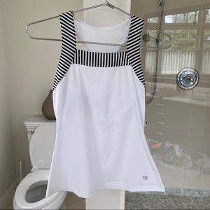 Fila stripe trim tank